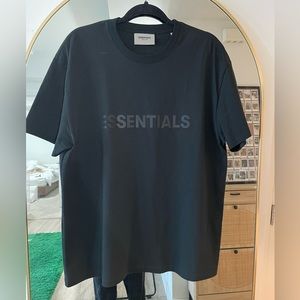 Essentials Fear of God Black Tee/T-Shirt